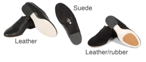 Types de semelles pour chaussures de tango